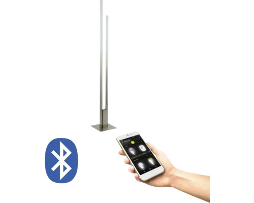 Golvlampa med smartphonekontroll via Bluetooth