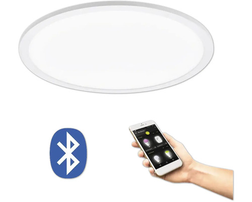 Taklampa med Bluetooth-anslutning och smartphonekontroll