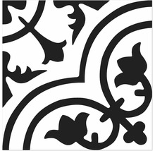 Dekorativ platta med blommönster för vägg och golv