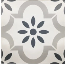 Kakel med blommönster