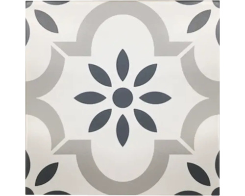 Klinker marockanskt Casablanca Asolo matt 20x20x0,8 cm Kakel med blommönster