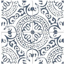 Kakel med ornamental mönstring