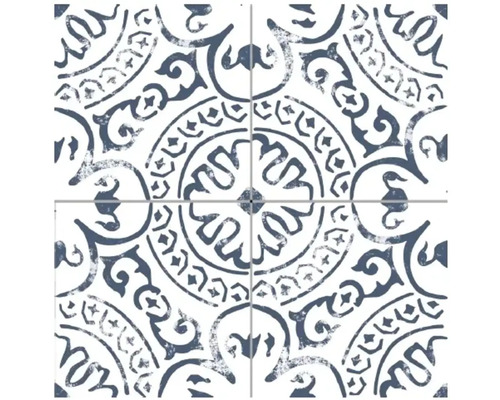 Kakel med ornamental mönstring