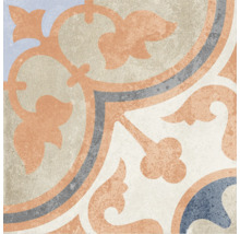 Dekorativ platta med blommönster