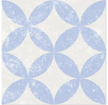 Dekorativ platta med blommönster för vägg och golv