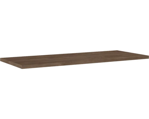 Bänkskiva JUNGBORN MDF valnöt struktur MDF tvättställs-skiva 121x2,8x46 cm Hyllplan av trä