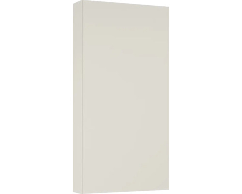 Väggskåp JUNGBORN beige fume matt 1 dörr med trycköppning 2 glashyllor 40x80x12,6 cm