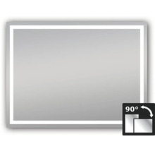 Badrumsspegel Saturn LED-belysning 80x60cm IP24