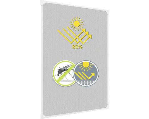 Symbol för 85 procents solskydd och insektsmedel