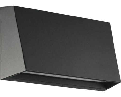 Vägglampa EGLO Spongano LED utomhus svart Vägglampa för utomhusbruk