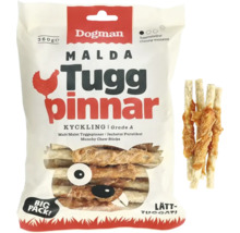 Hundgodis DOGMAN Tuggpinnar mald kyckling 30-pack