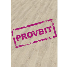 Prov på ljust laminatgolv med tryck Kontrollerad