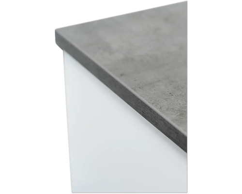 Bänkskiva NORO cement 600 betong grå 610x462 mm 8933229