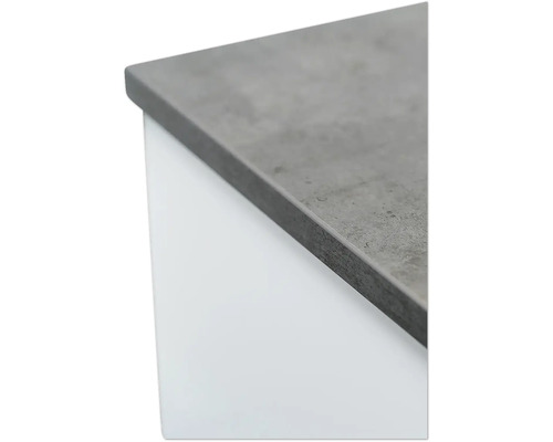 Bänkskiva NORO cement 800 betong grå 810x462 mm 8933230