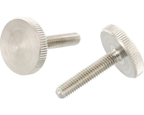 Tumskruv MARINETECH M4x12mm låg DIN 653 Två tumskruvar i metall