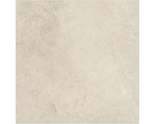 Beige golvplatta med matt yta.