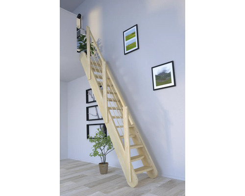 Spartrappa PERTURA Kybele rak 12 steg obehandlad Fichte massiv Fichte öppen furu B: 61.5 cm växlande stegdjup Spartrappa PERTURA Kybele rak 12 steg obehandlad Fichte massiv Fichte öppen furu B: 61.5 cm växlande stegdjup