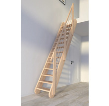 Spartrappa PERTURA Kybele rak 12 steg obehandlad bok bok öppen bok B: 61.5 cm exkl. sättsteg