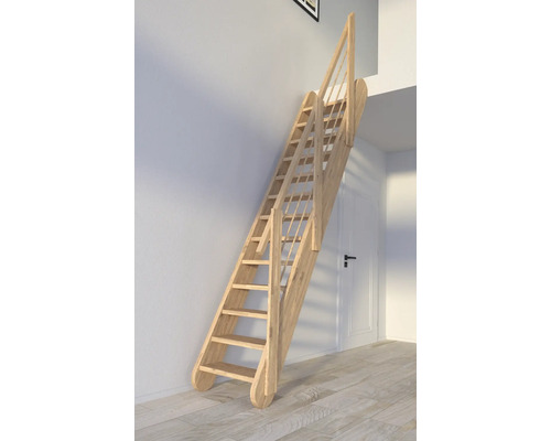 Spartrappa PERTURA Kybele rak 12 steg obehandlad ek ek öppen ek B: 61.5 cm exkl. sättsteg Spartrappa PERTURA Kybele rak 12 steg obehandlad ek ek öppen ek B: 61.5 cm exkl. sättsteg