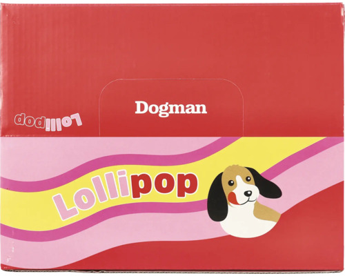 Dogman Lollipop hundgodis förpackning