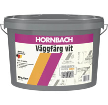 Hornbach Väggfärg vit, 10 liters hink