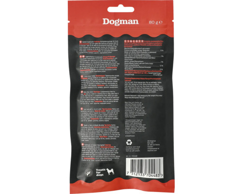 Dogman hundgodis, 80 grams förpackning