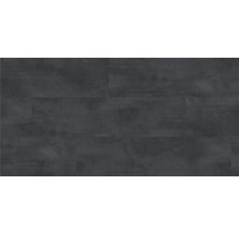 Mörkgrått vinylgolv i trälook