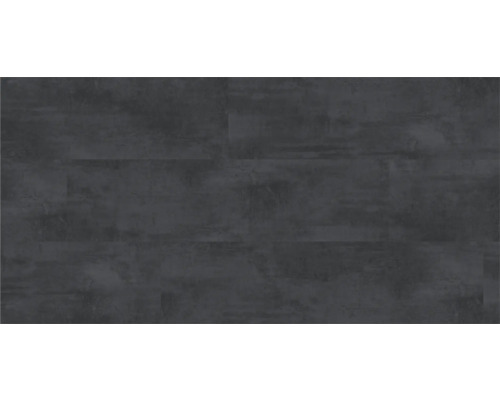 Mörkgrått vinylgolv i trälook