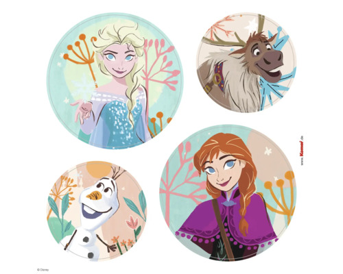 Fönstersticker KOMAR Frozen royal bubbles 30x30cm