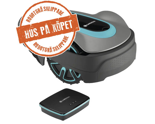 Robotgräsklippare GARDENA smart Sileno city 500 Lona ERBJUDANDE: Hus på köpet Gardena robotgräsklippare med laddstation