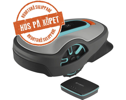 Robotgräsklippare GARDENA smart Sileno Life 1000 Lona ERBJUDANDE: Hus på köpet Gardena robotgräsklippare med basstation