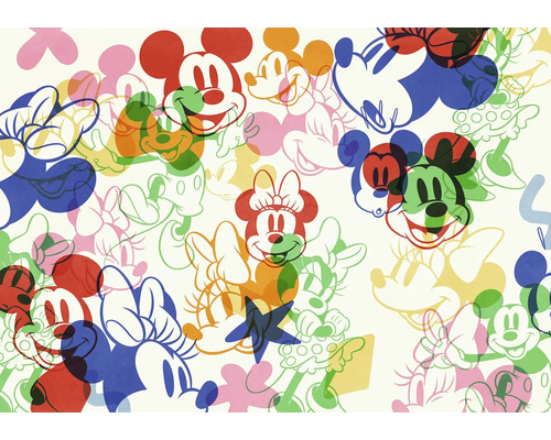 Fototapet KOMAR Mickey & Minnie 250x400cm