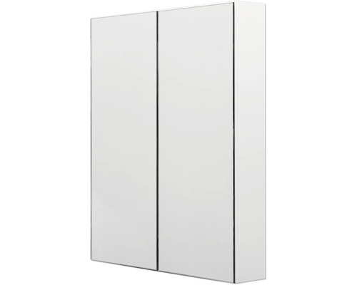 Spegelskåp 4AQUA nr 1 vit blank 60x74,5 cm