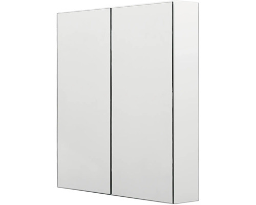 Spegelskåp 4AQUA nr 1 vit blank 80x74,5 cm