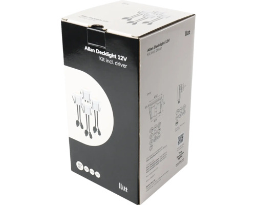 Förpackning för Allan Decklight 12V-set inklusive drivdon
