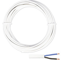 Vitell täckt kabel i ring