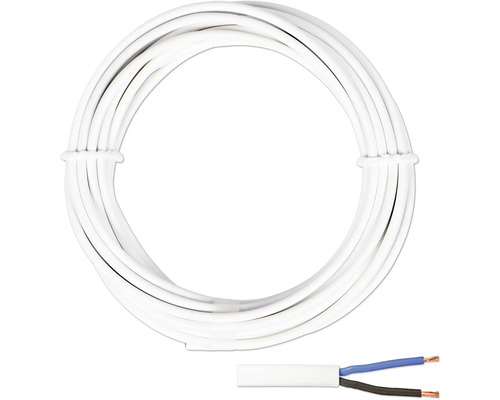 Vitell täckt kabel i ring