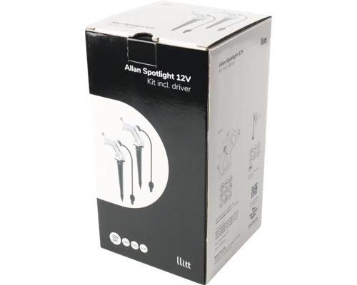 Förpackning för Allan Spotlight 12V-kit inklusive drivrutin