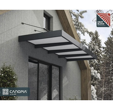 Skärmtak med Heat Block Technology monterat på huset