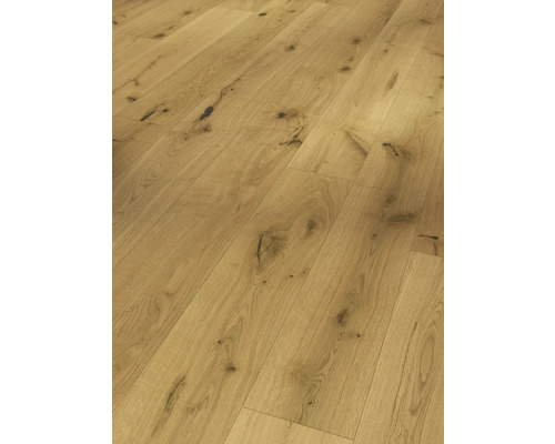 Lagt parkettgolv i ek