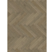 Installation av träparkettgolv i fiskbensmönster