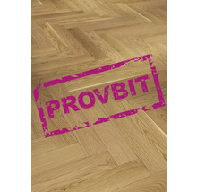 Provbit: Fiskbensparkett PARADOR Trendtime 3 mattlackad ek Provbit: Fiskbensparkett PARADOR Trendtime 3 mattlackad ek