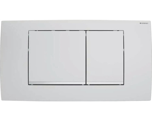 Spolplatta GEBERIT Twinline30 mattförkromad lackerad easy-to-clean 7722690 Geberit spolplatta för spolcistern med två knappar