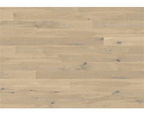 Trägolv av ek med ljus finish