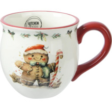 Keramikmugg med pepparkaksgubbe motiv