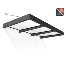 Skärmtak med värmeskyddsteknik