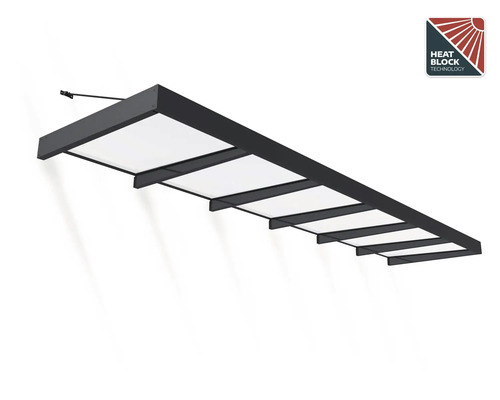 Skärmtak med Heat Block Technology