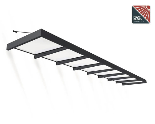 Skärmtak med Heat Block-teknik