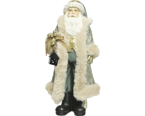 Dekorativ jultomte med lykta som juldekoration