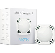 Aeotec Multisensor 7 med sensorer för rörelse, ljus, vibration, luftfuktighet, temperatur och UV